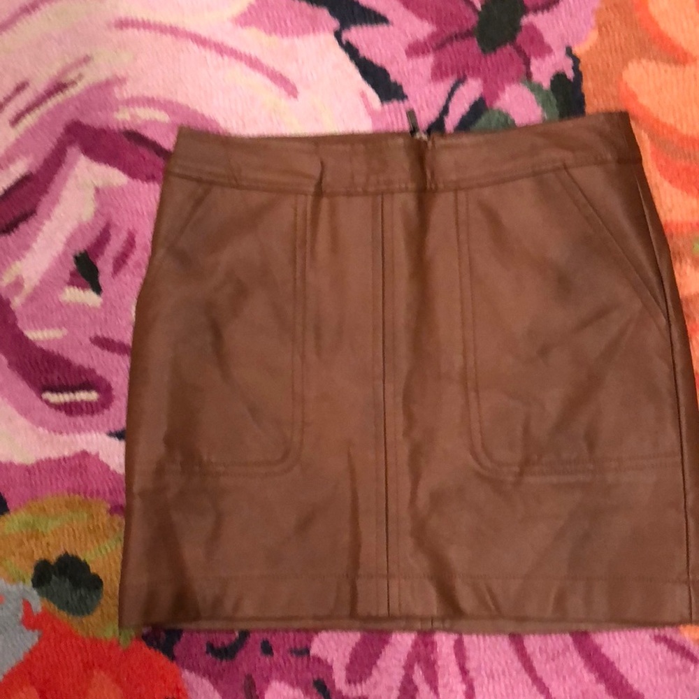 Kenzie faux leather skirt